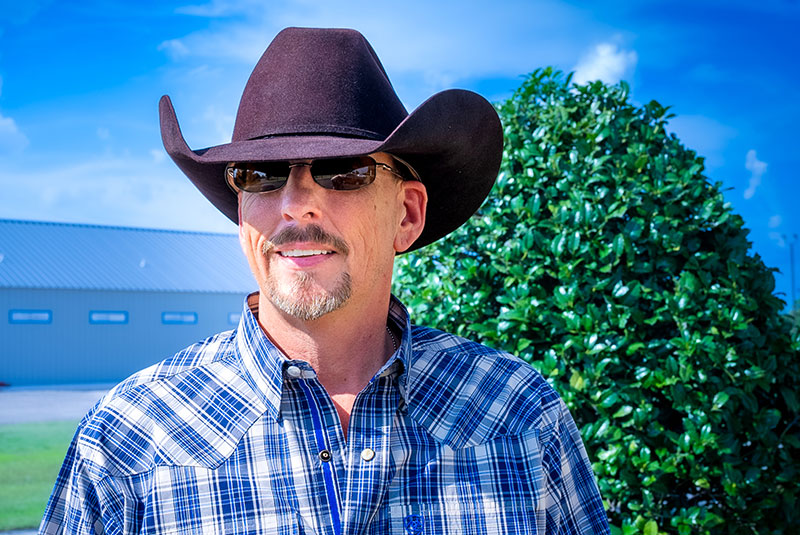 male dental patient cowboy hat all on x